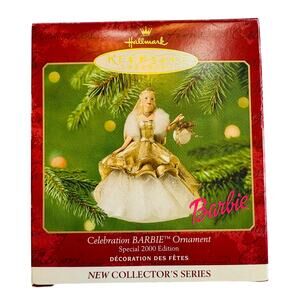 Hallmark Keepsake Ornament CELEBRATION BARBIE Collector's Series 2000